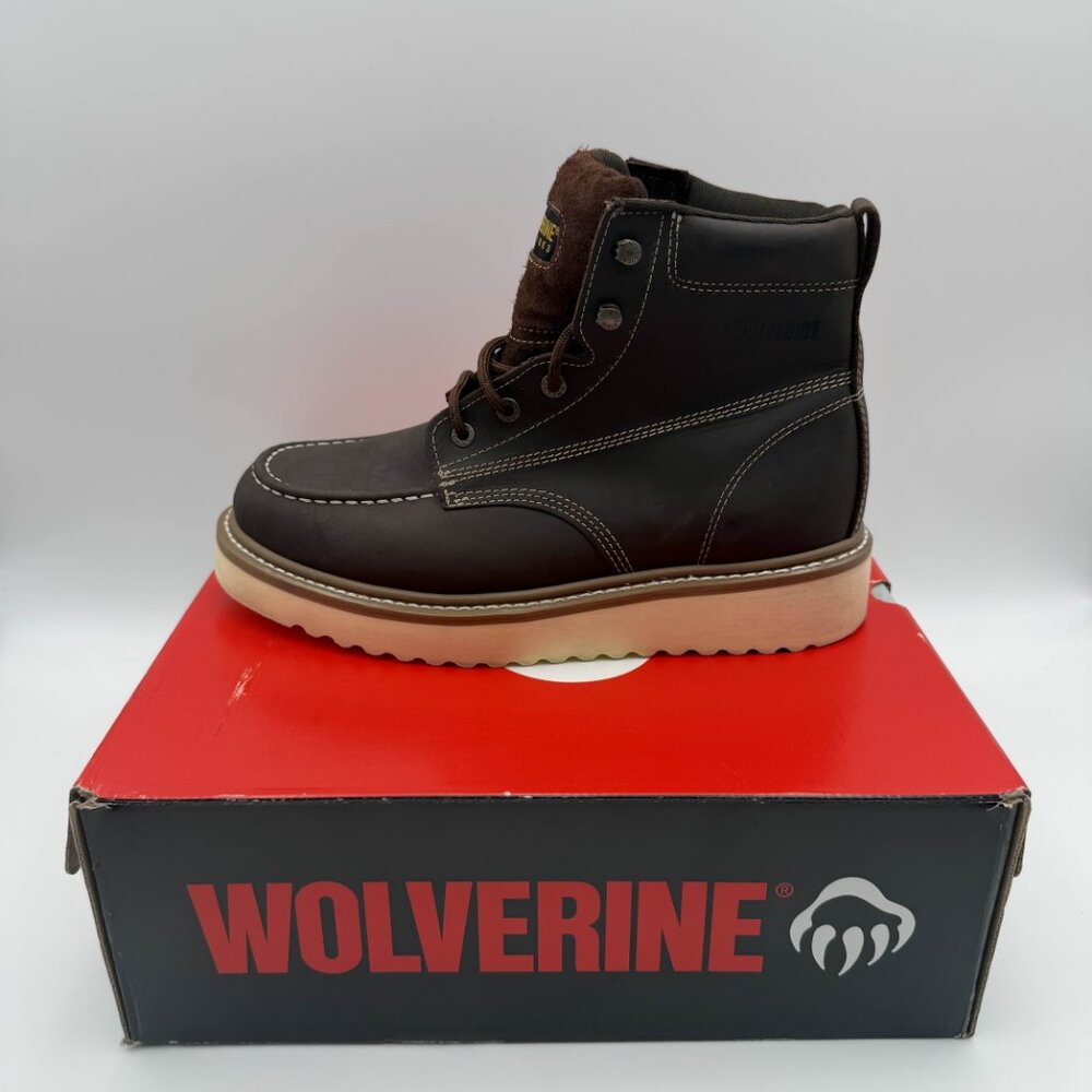 Wolverine Loader 6" Work Boots – Brown – Men’s Size 11 EW